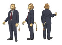 イブキ（CV：楠大典）のキャラクター設定画。