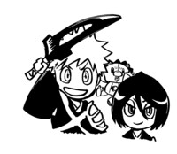 久保帯人による「BLEACH」のイラスト。