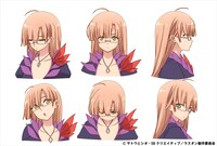 マリー（CV：茅野愛衣）の設定イラスト。