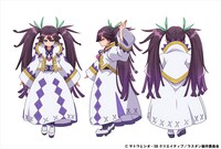 アルカ（CV：日岡なつみ）の設定イラスト。