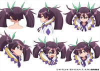 アルカ（CV：日岡なつみ）の設定イラスト。