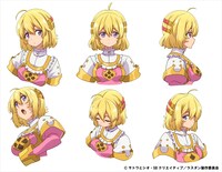 セレン（CV：朝日奈丸佳）の設定イラスト。