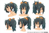 リホ（CV：津田美波）の設定イラスト。