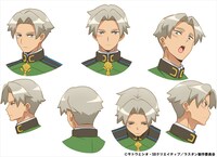 メルトファン（CV：日野聡）の設定イラスト。