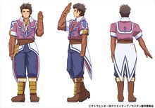 アラン（CV：山下誠一郎）の設定イラスト。