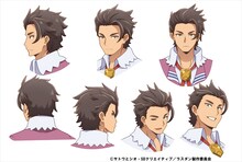 アラン（CV：山下誠一郎）の設定イラスト。