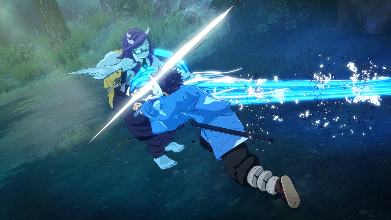 「鬼滅の刃 ヒノカミ血風譚」のゲーム画面。 (c)吾峠呼世晴/集英社・アニプレックス・ufotable (c)「鬼滅の刃 ヒノカミ血風譚」製作委員会