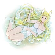 ゲーム内に登場する春姫のビジュアル。