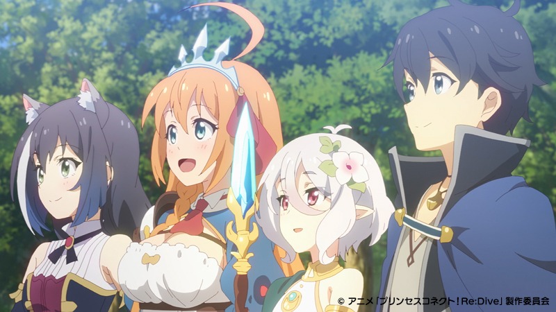 TVアニメ「プリンセスコネクト！Re:Dive」第2弾PVより。