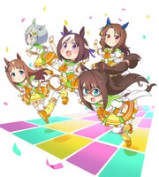 アニメ「うまよん」キービジュアル（文字なし）