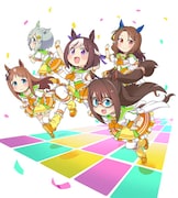 アニメ「うまよん」キービジュアル(文字なし)