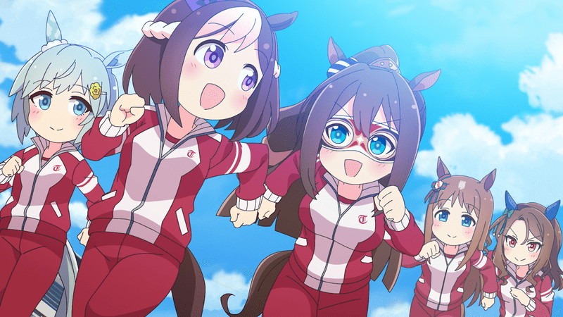 アニメ「うまよん」第1弾PVより。