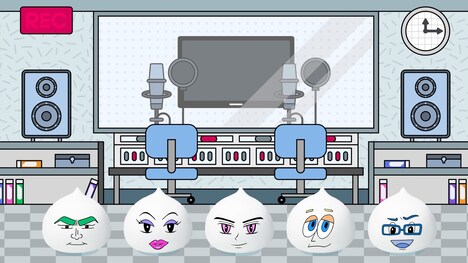 「泡のオフ会」のイメージ。