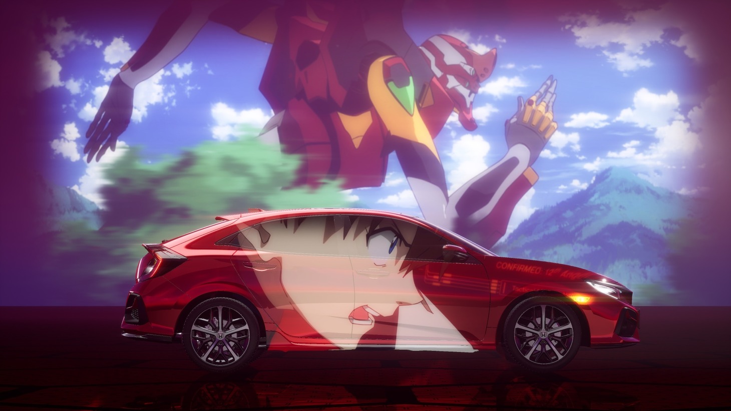 「シビック × エヴァンゲリオン」イメージ画像。