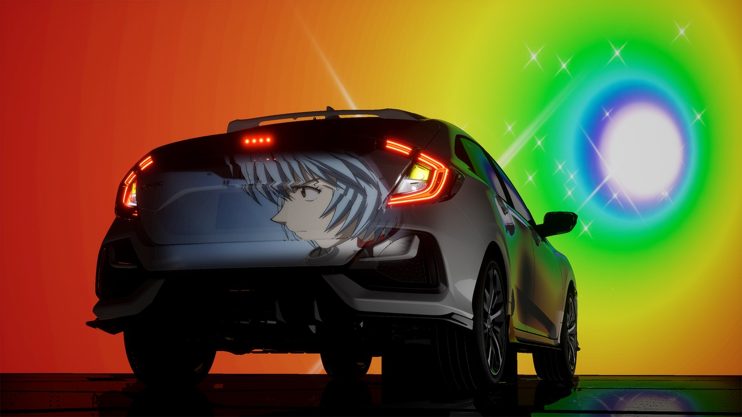「シビック × エヴァンゲリオン」イメージ画像。