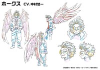 ホークスの設定画。