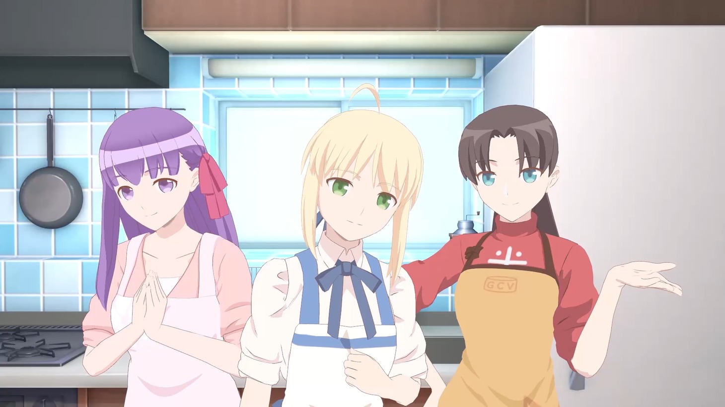 「毎日♪ 衛宮さんちの今日のごはん」PVより。