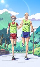 「アニ×パラ～あなたのヒーローは誰ですか～」第10弾のビジュアル。(c)香川まさひと、若狭星・小学館／NHK
