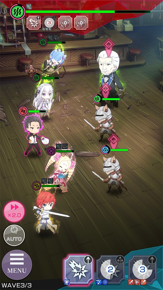 ゲーム画面のイメージ。