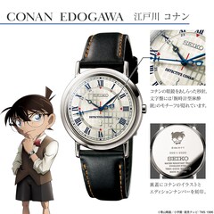 名探偵コナン」×セイコー、コナン・沖矢をイメージした牛革バンドの 