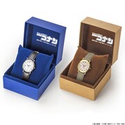 「名探偵コナン×セイコー オフィシャルコラボ腕時計」とボックス。