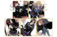 第1週目来場者特典の「黒星紅白描き下ろしミニ色紙 全5種ランダム」。