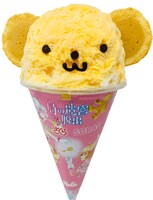 「ケロちゃんかき氷（プリン味）」