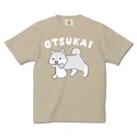 「漫画『いとしのムーコ』公式Tシャツ『おつかいムーコ』」ベージュ