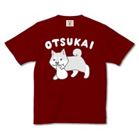 「漫画『いとしのムーコ』公式Tシャツ『おつかいムーコ』」ワインレッド