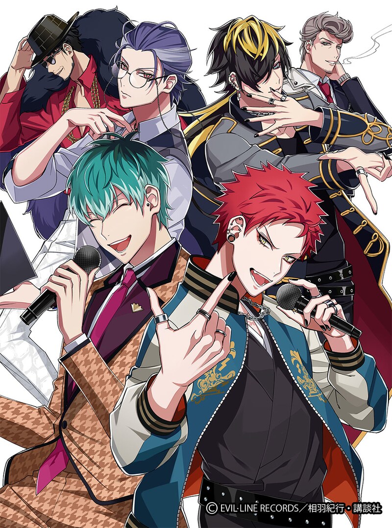 「ヒプノシスマイク -Division Rap Battle- side D.H & B.A.T」ビジュアル