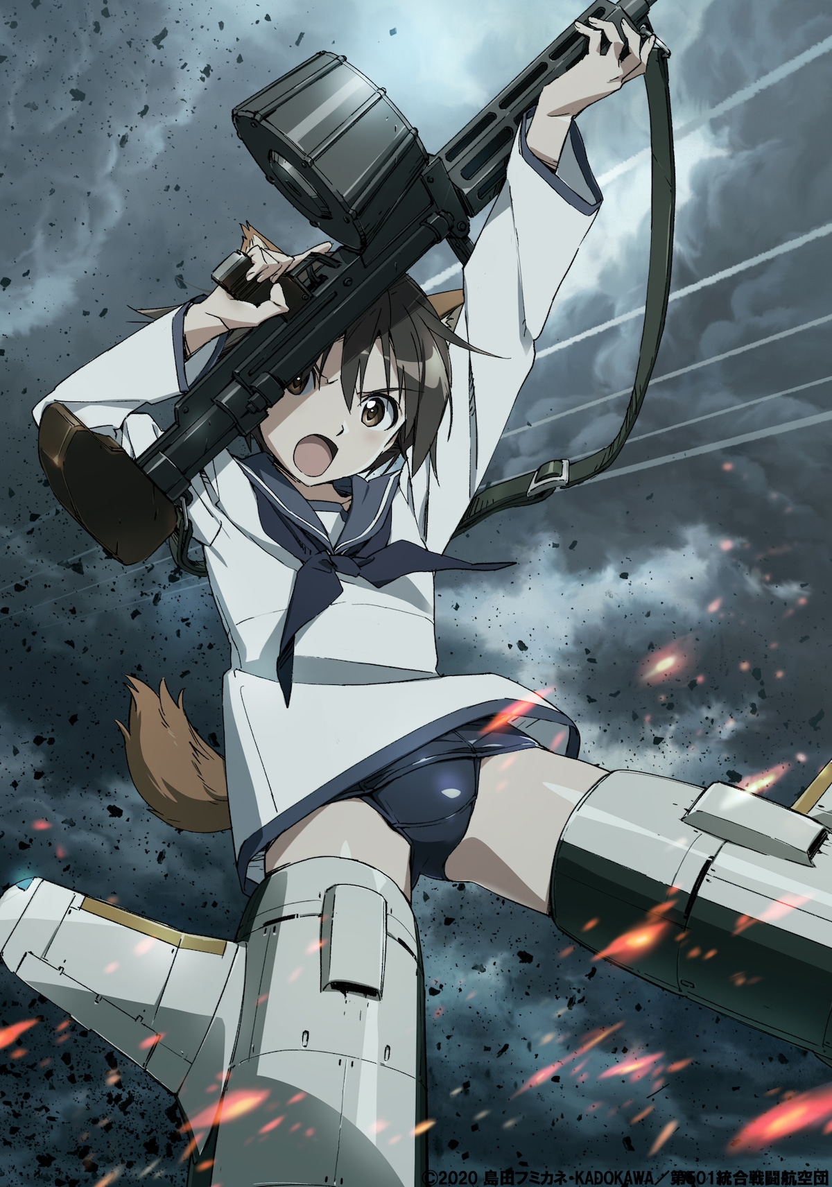 TVアニメ「第501統合戦闘航空団 ストライクウィッチーズ ROAD to BERLIN」ティザービジュアル