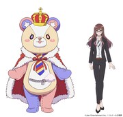 左からクマ校長、朝比奈柚希。