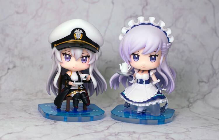 アズールレーン」お茶会を楽しむエンタープライズ＆ベルファストの限定 