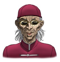 郭海皇（CV：緒方賢一）の設定画。