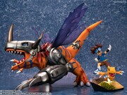 Precious G.E.M.シリーズより、メタルグレイモンと八神太一＆アグモンのフィギュア。