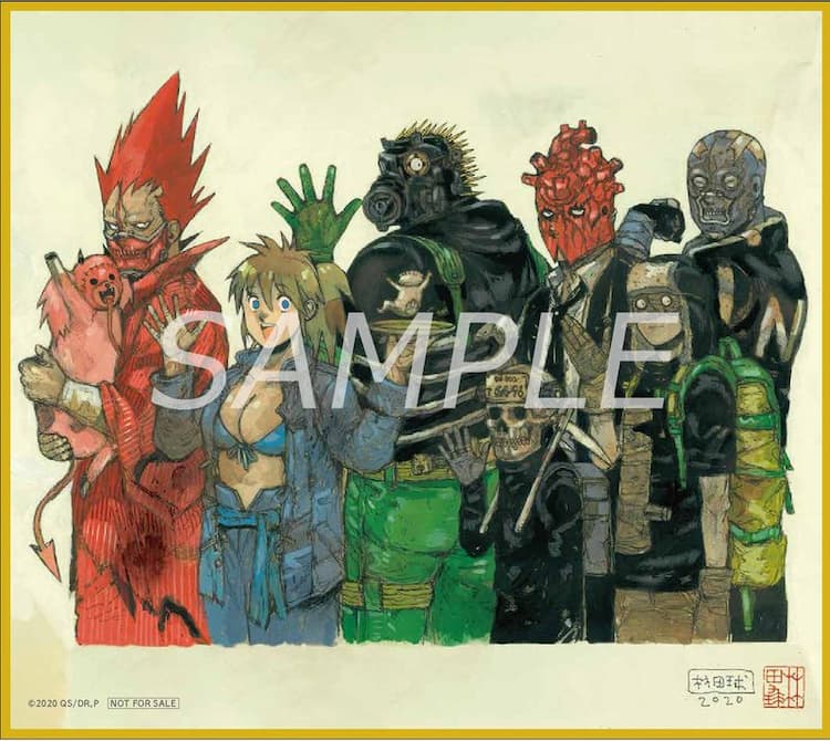 ドロヘドロ」林田球描き下ろしエンドカードがミニ色紙に、BD-BOX上巻に 
