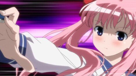 アニメ「咲-Saki-」より。