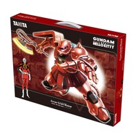 「ガンダム＆ハローキティ　ボイス体組成計 シャア・アズナブル モデル」のパッケージ。