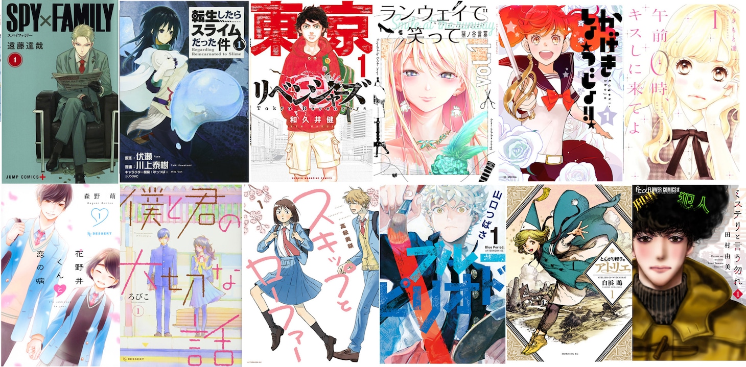 第44回講談社漫画賞最終候補作一覧。