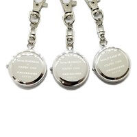 「コウペンちゃん×JR東日本 コラボ キーホルダーウォッチ」の裏面。