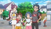 TVアニメ「ポケットモンスター」の「夢へ向かってゴー!サトシとゴウ!!」回より。