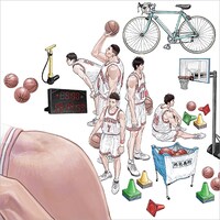「PLUS / SLAM DUNK ILLUSTRATIONS 2」の裏表紙。(c)井上雄彦 I.T.Planning,Inc.