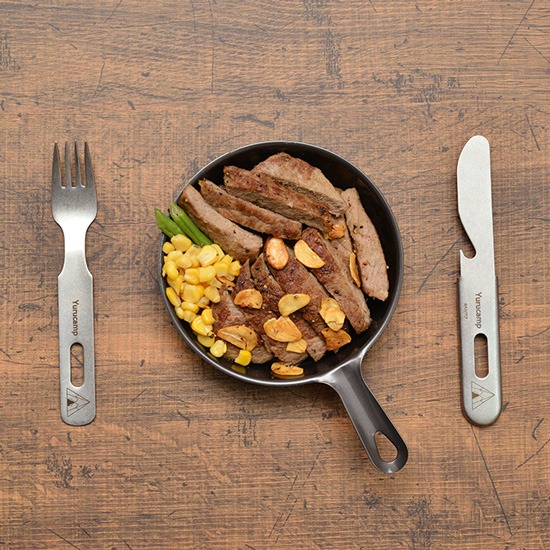 「ゆるキャン△ ミニスキレット」使用イメージ