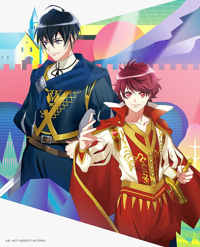 「『A3!』SEASON SPRING ＆ SUMMER」Blu-ray / DVD第1巻の冨士原良描き下ろしジャケットイラスト