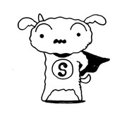 コミカライズ版のシロ。