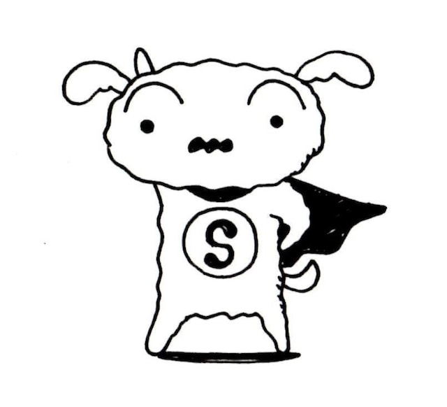 コミカライズ版のシロ。