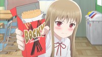 アニメ「女子高生の無駄づかい」より。 (c)ビーノ/KADOKAWA/女子高生の無駄づかい製作委員会