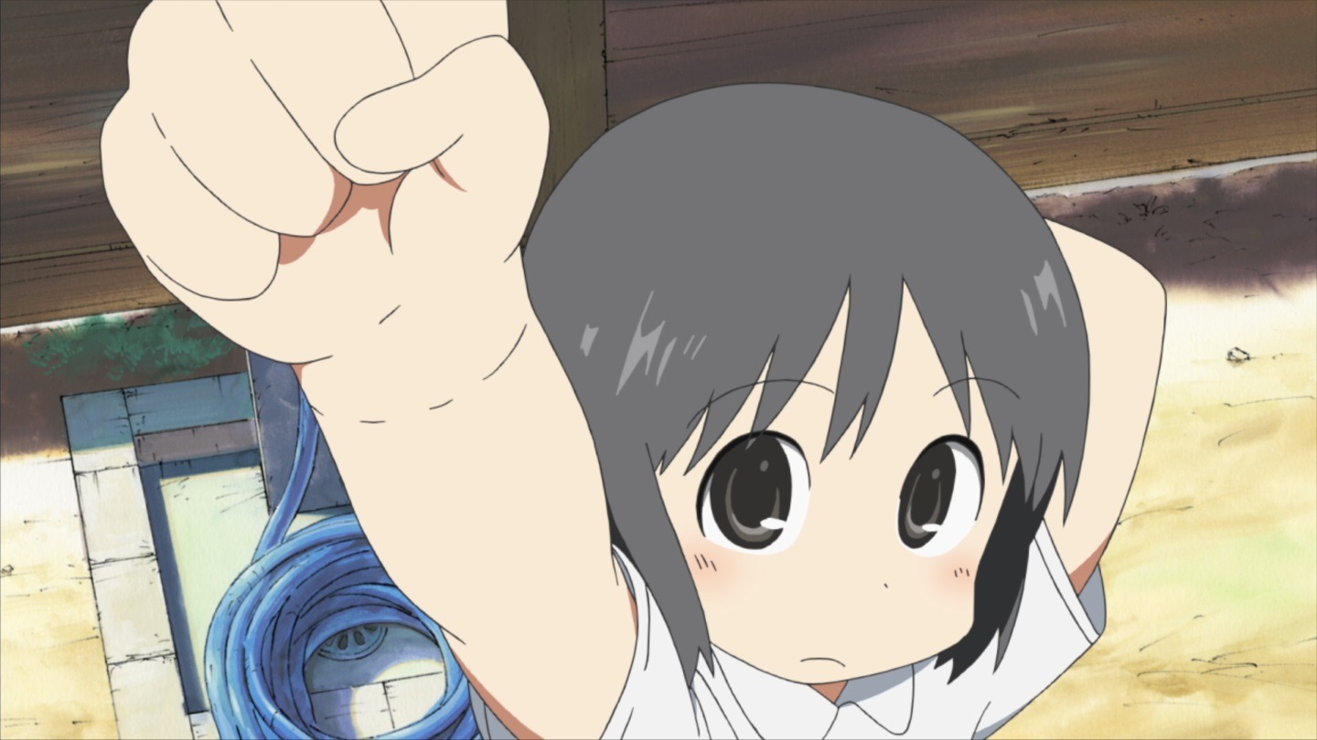 アニメ「日常」より。 (c)あらゐけいいち・角川書店/東雲研究所