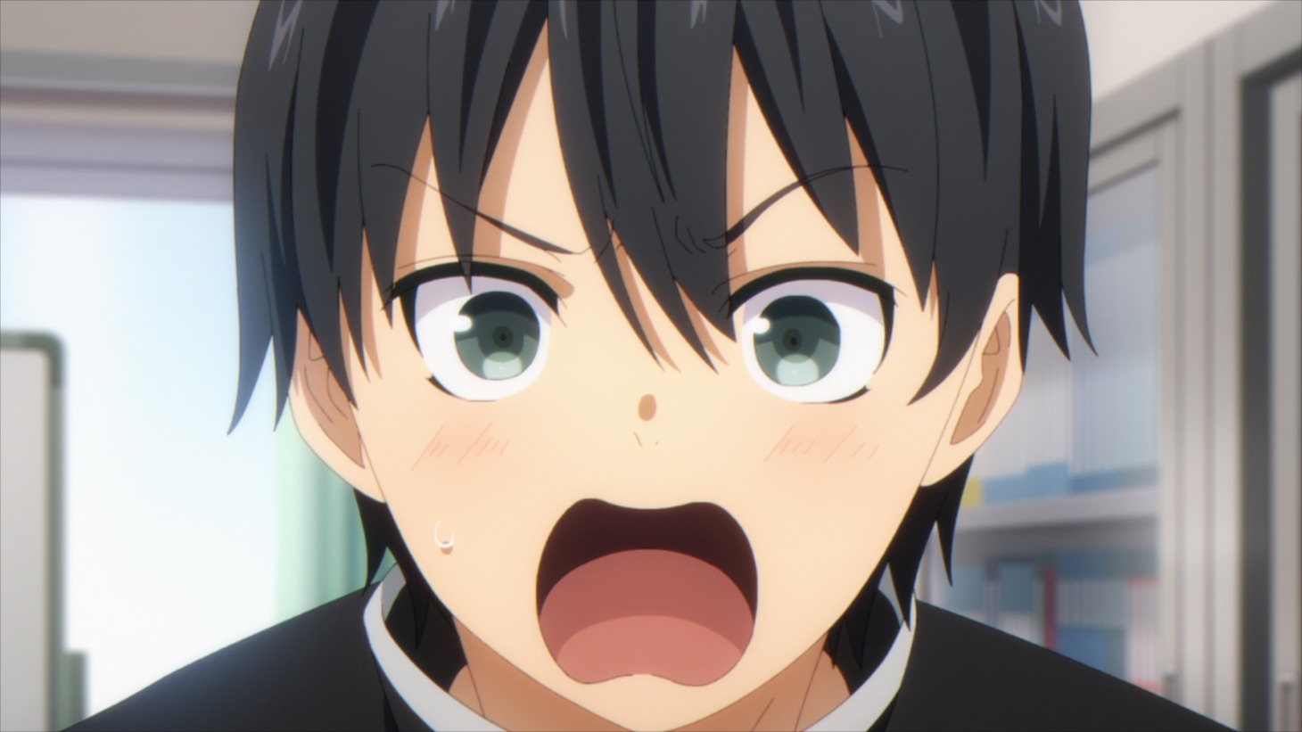 アニメ「俺を好きなのはお前だけかよ」より。 (c)2018 駱駝/KADOKAWA/「俺好き」製作委員会