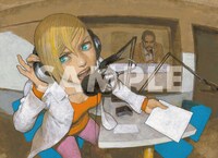 下巻封入の応募券で当たる直筆イラスト。